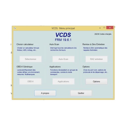Vag Com VCDS 19.6 en français - Version complète - Activée
